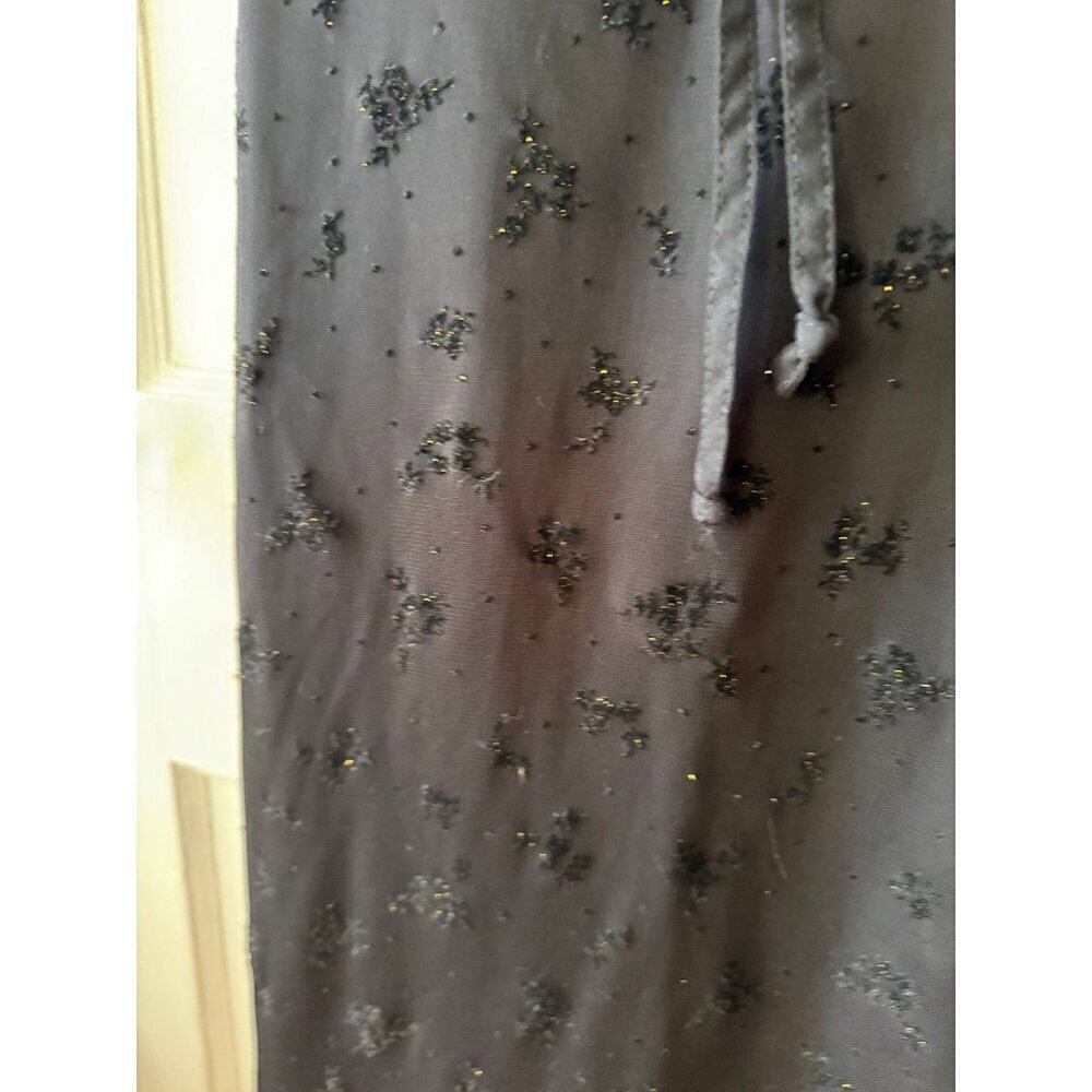 Vintage Rocket Candy Black Beaded Slip Dress – Size Small - Picture 4 of 10